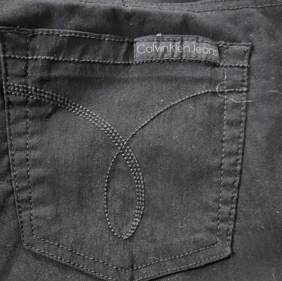 Calvin Klein Black Dress Pants. Size 14. Ultimate Bootcut stretchy - Picture 7 of 9